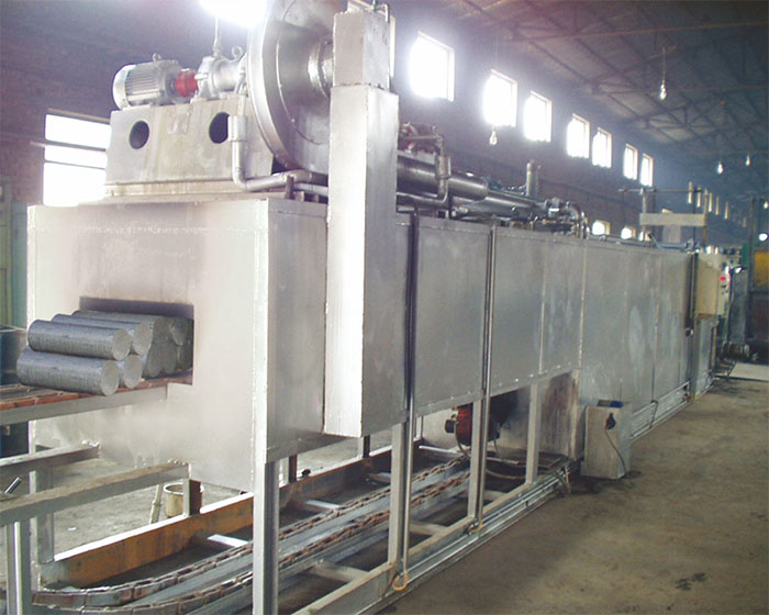 高效節(jié)能鋁棒加熱爐、長棒熱剪爐